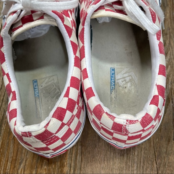 Vans Red Checkerboard Ultra Cush Size 9 - Picture 5 of 11